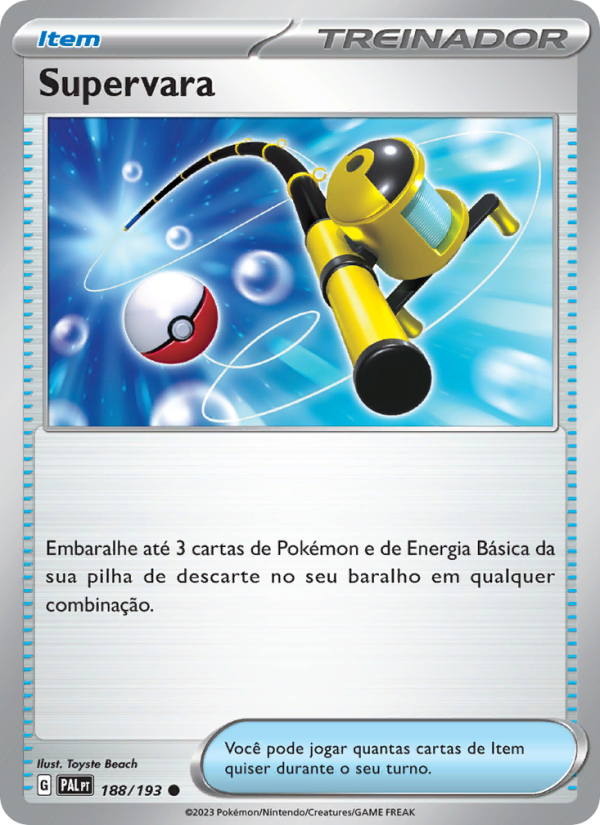 Supervara 188 — Evoluções em Paldea (Portuguese Pokémon TCG card)