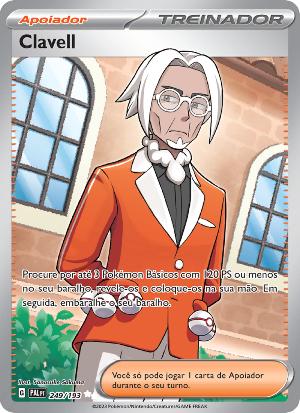 Clavell 249 — Evoluções em Paldea (Portuguese Pokémon TCG card)