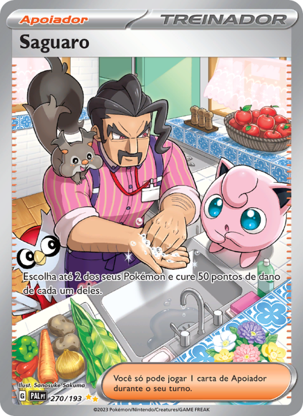 Saguaro 270 — Paldea Evolved (Portuguese Pokémon TCG card)