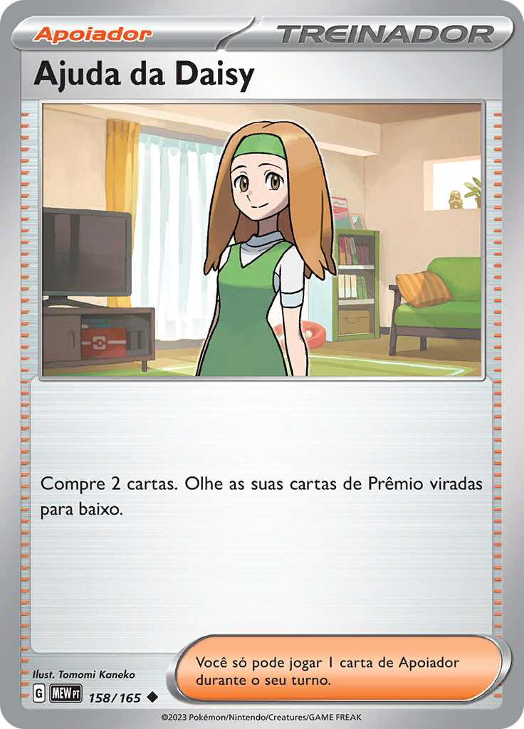 Ajuda da Daisy 158 — 151 (Portuguese Pokémon TCG card)