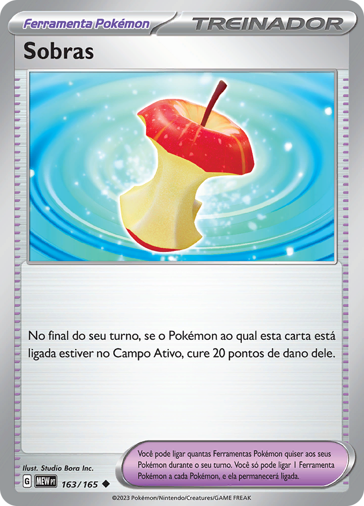 Sobras 163 — 151 (Portuguese Pokémon TCG card)