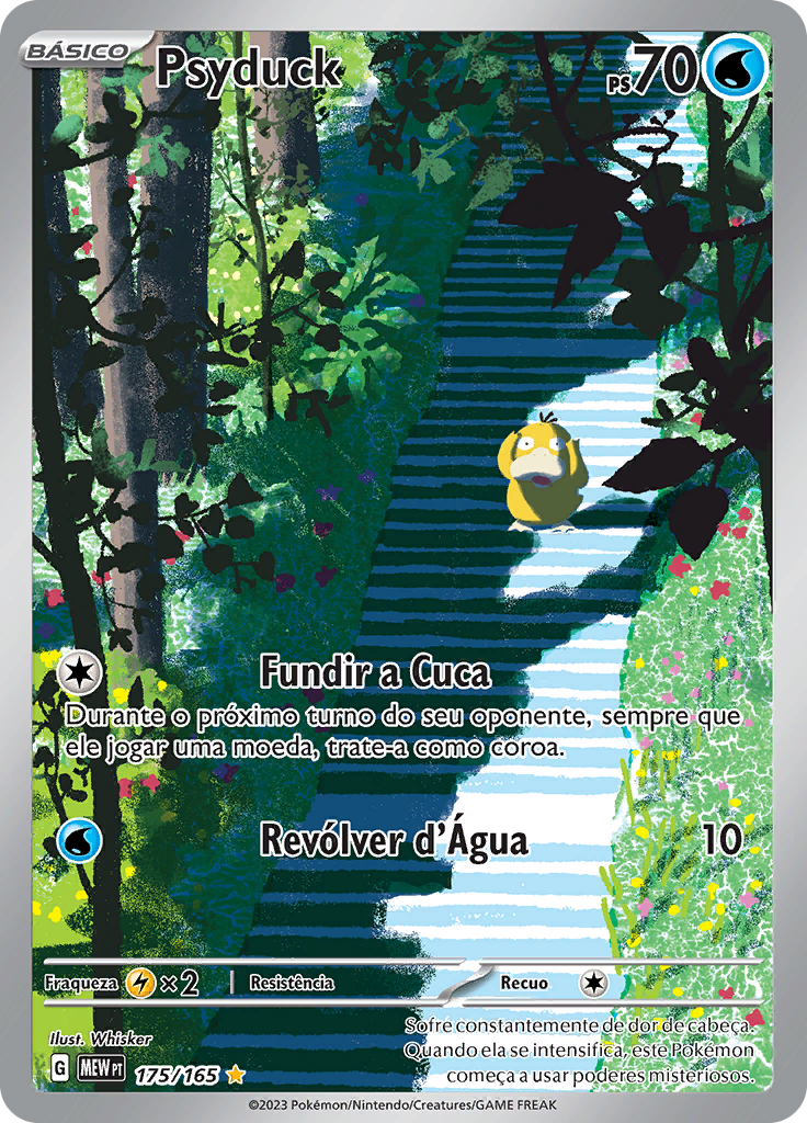 Psyduck 175 — 151 (Portuguese Pokémon TCG card)