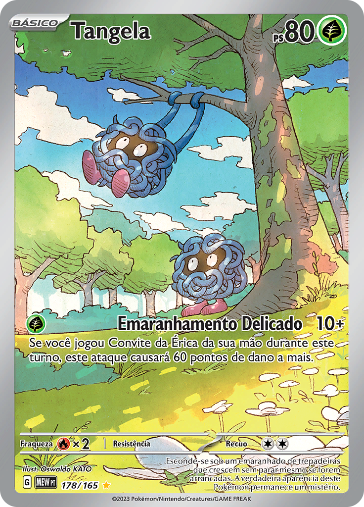 Tangela 178 — 151 (Portuguese Pokémon TCG card)