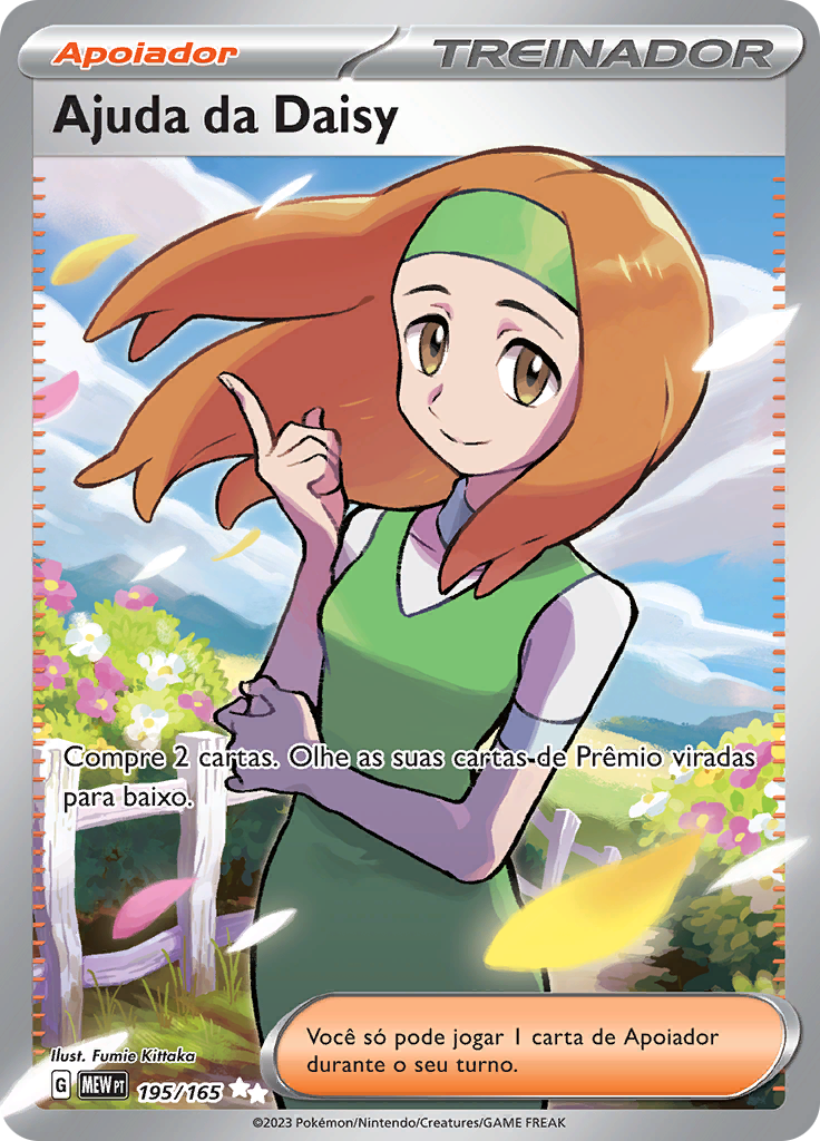 Ajuda da Daisy 195 — 151 (Portuguese Pokémon TCG card)