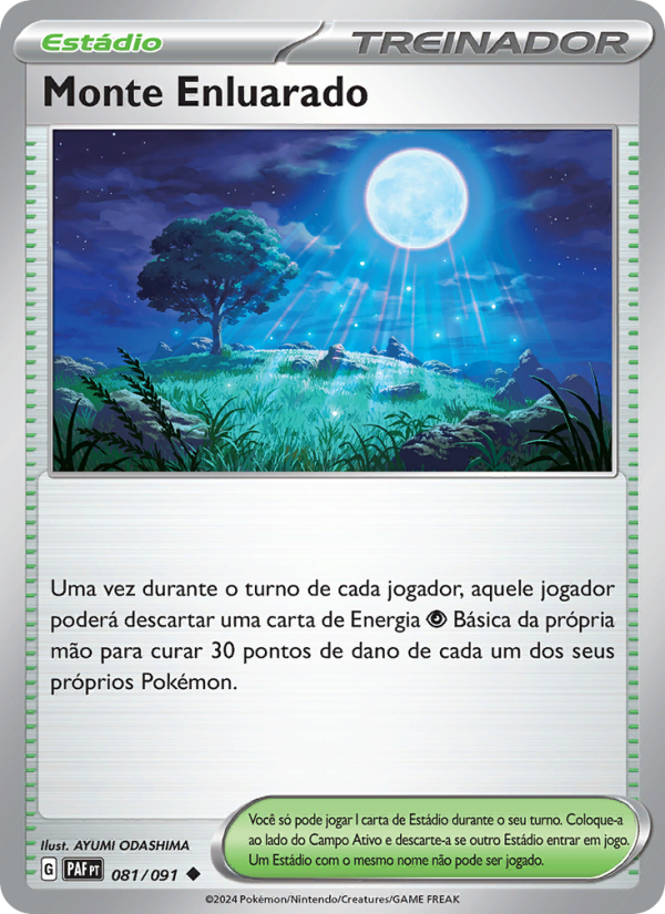 Monte Enluarado 081 — Paldeas Schicksale (Portuguese Pokémon TCG card)