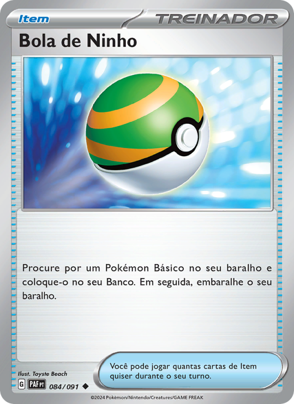 Bola de Ninho 084 — Paldeas Schicksale (Portuguese Pokémon TCG card)
