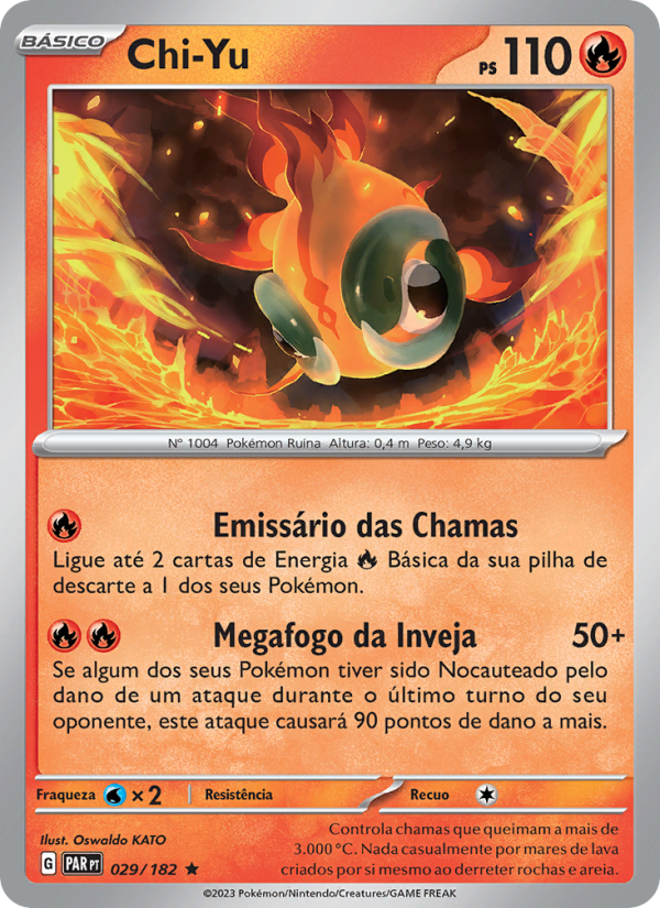 Chi-Yu 029 — Paradox Rift (Portuguese Pokémon TCG card)