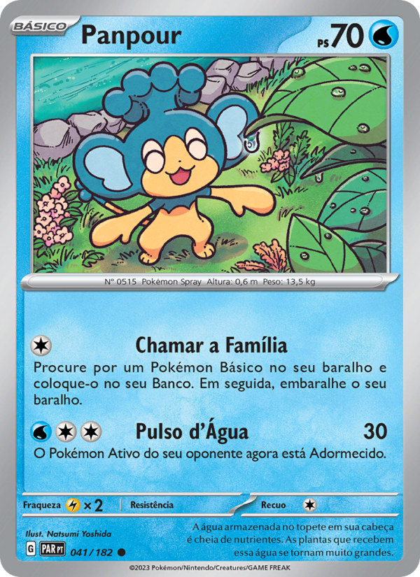 Panpour 041 — Fenda Paradoxal (Portuguese Pokémon TCG card)