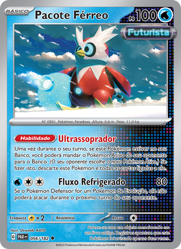 Pacote Férreo 056 — Fenda Paradoxal (Portuguese Pokémon TCG card)
