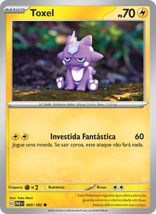 Toxel 069 — Fenda Paradoxal (Portuguese Pokémon TCG card)