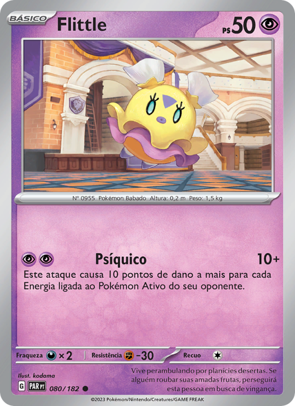Flittle 080 — Paradox Rift (Portuguese Pokémon TCG card)