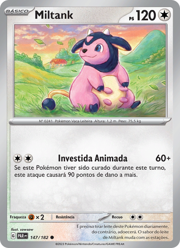 Miltank 147 — Fenda Paradoxal (Portuguese Pokémon TCG card)