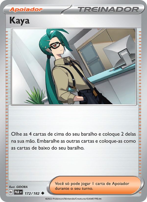 Kaya 172 — Fenda Paradoxal (Portuguese Pokémon TCG card)