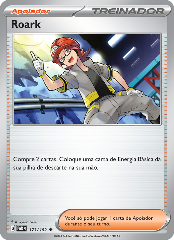 Roark 173 — Fenda Paradoxal (Portuguese Pokémon TCG card)