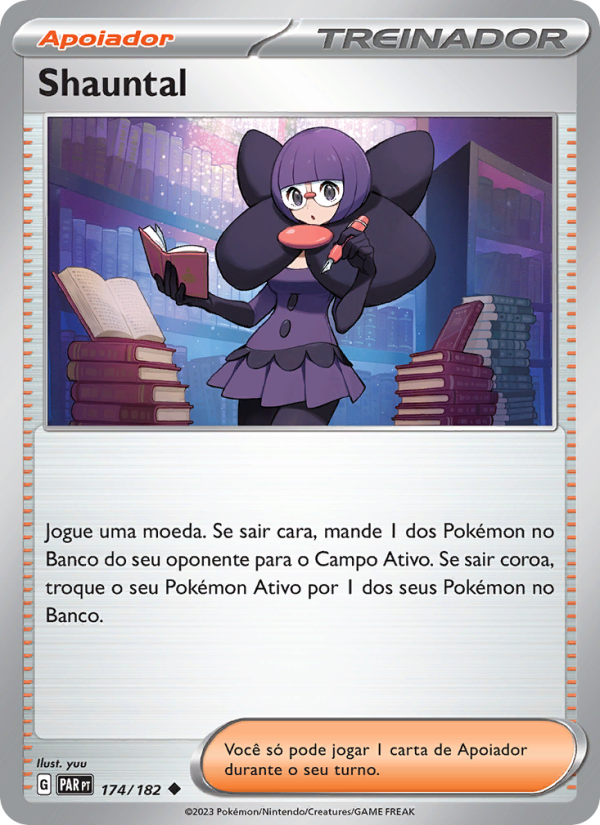 Shauntal 174 — Fenda Paradoxal (Portuguese Pokémon TCG card)