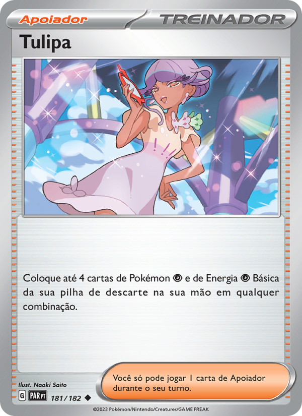 Tulipa 181 — Fenda Paradoxal (Portuguese Pokémon TCG card)