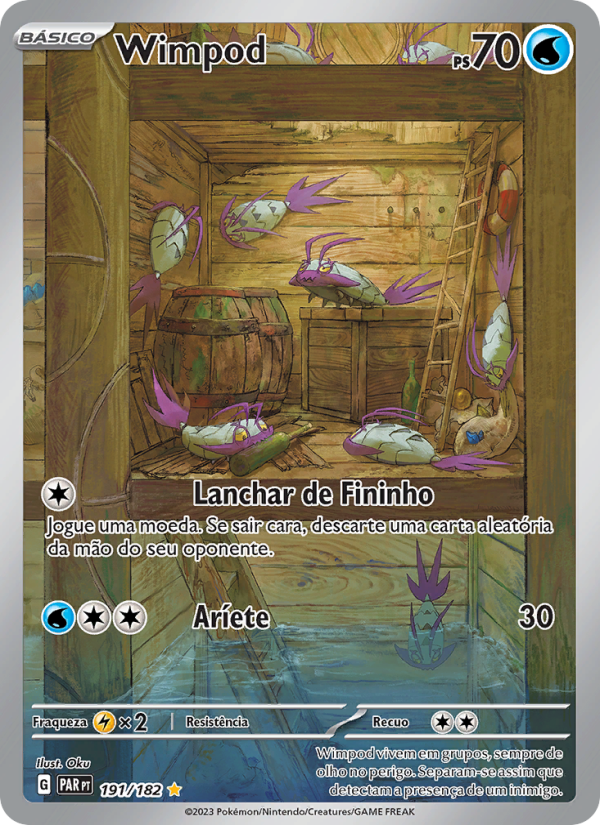 Wimpod 191 — Fenda Paradoxal (Portuguese Pokémon TCG card)