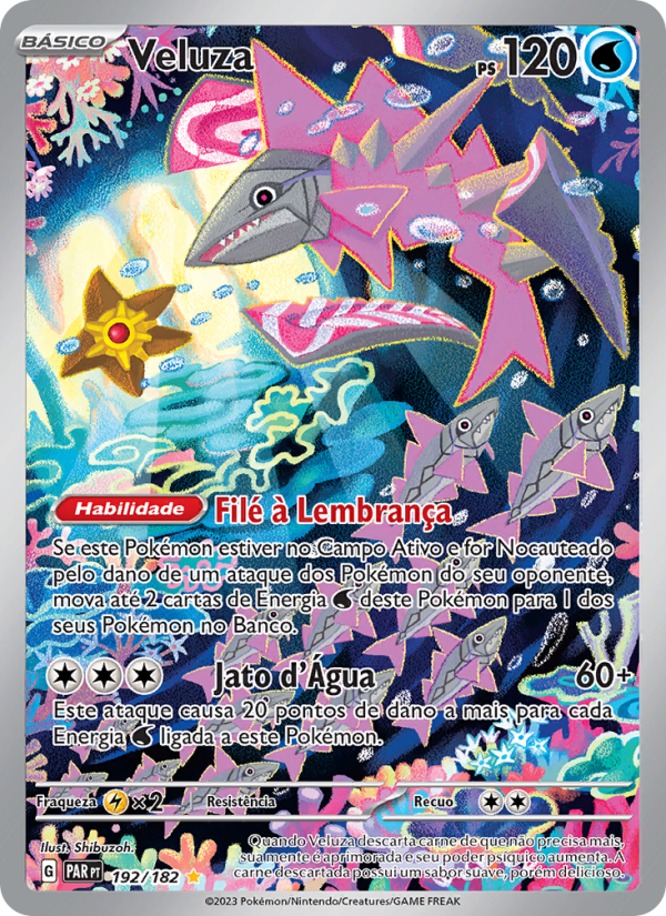 Veluza 192 — Fenda Paradoxal (Portuguese Pokémon TCG card)