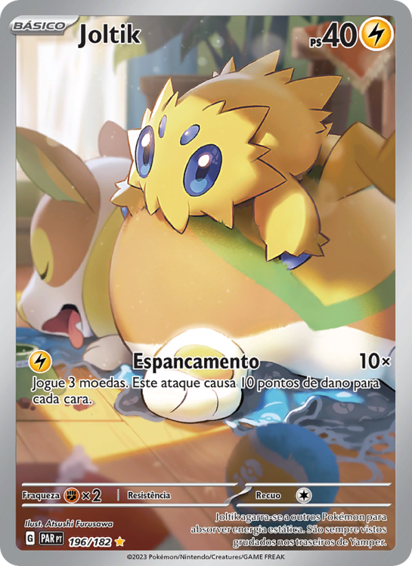 Joltik 196 — Fenda Paradoxal (Portuguese Pokémon TCG card)