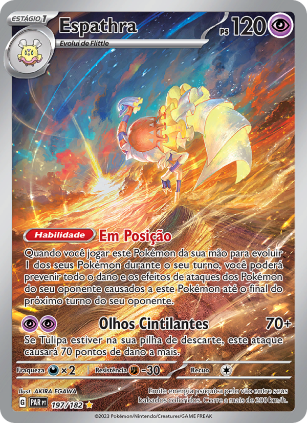 Espathra 197 — Fenda Paradoxal (Portuguese Pokémon TCG card)