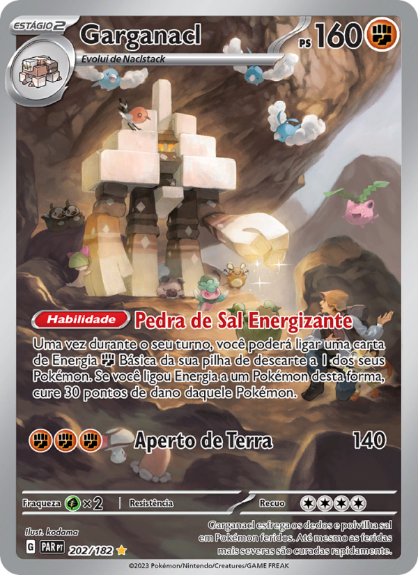 Garganacl 202 — Fenda Paradoxal (Portuguese Pokémon TCG card)