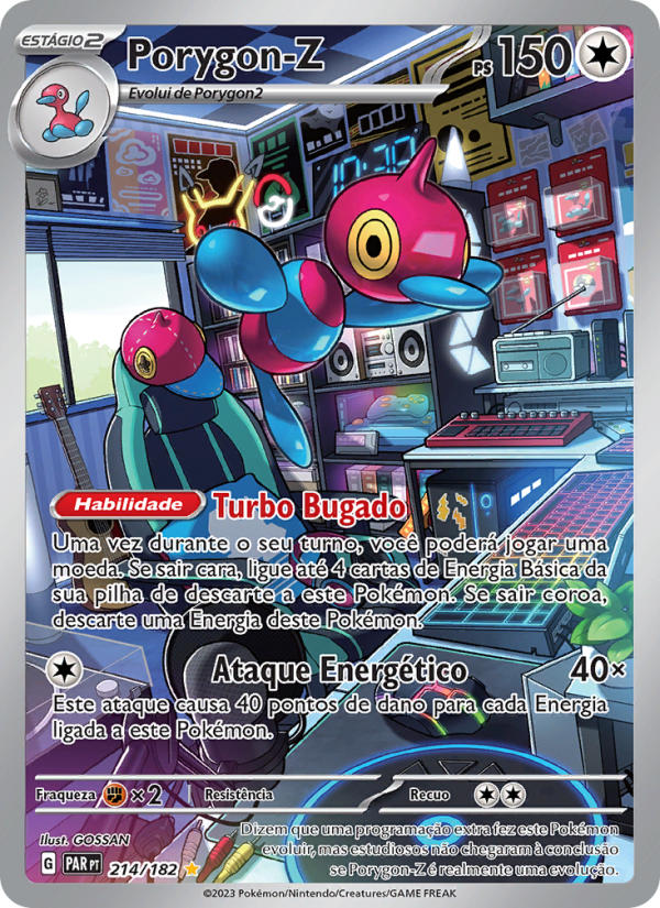Porygon-Z 214 — Paradox Rift (Portuguese Pokémon TCG card)