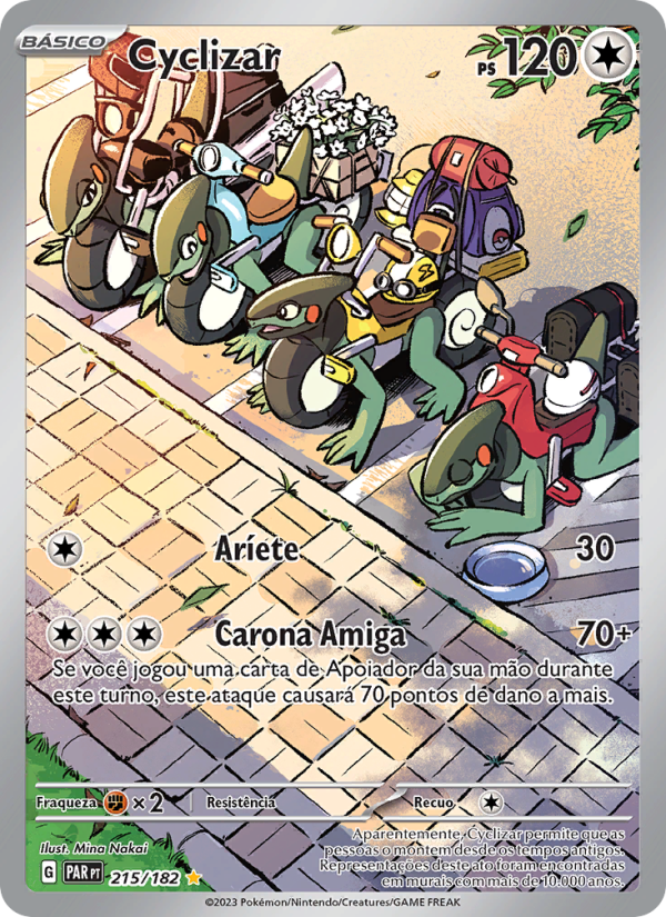Cyclizar 215 — Paradox Rift (Portuguese Pokémon TCG card)