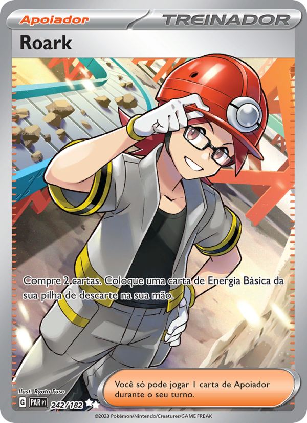 Roark 242 — Fenda Paradoxal (Portuguese Pokémon TCG card)