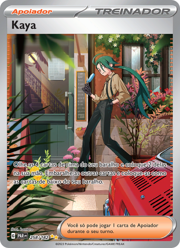 Kaya 258 — Paradox Rift (Portuguese Pokémon TCG card)