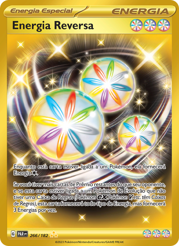 Energia Reversa 266 — Fenda Paradoxal (Portuguese Pokémon TCG card)