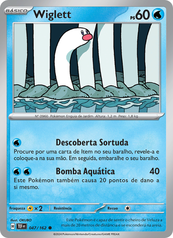Wiglett 047 — Temporal Forces (Portuguese Pokémon TCG card)