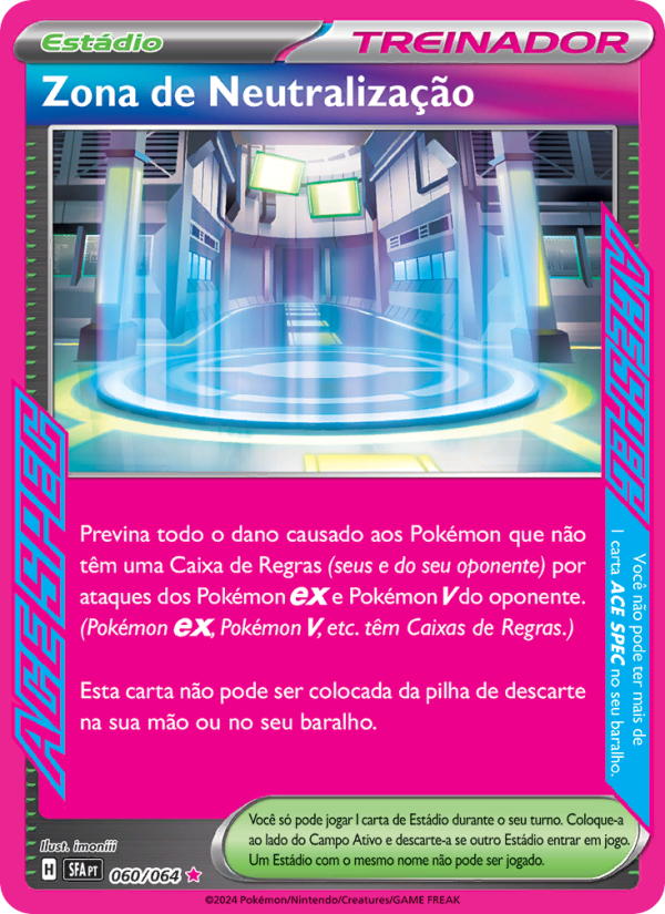 Zona de Neutralização 060 — Fábulas Nebulosas (Portuguese Pokémon TCG card)