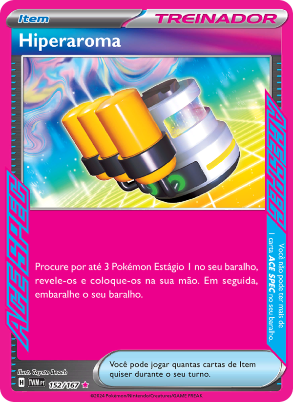 Hiperaroma 152 — Máscaras do Crepúsculo (Portuguese Pokémon TCG card)