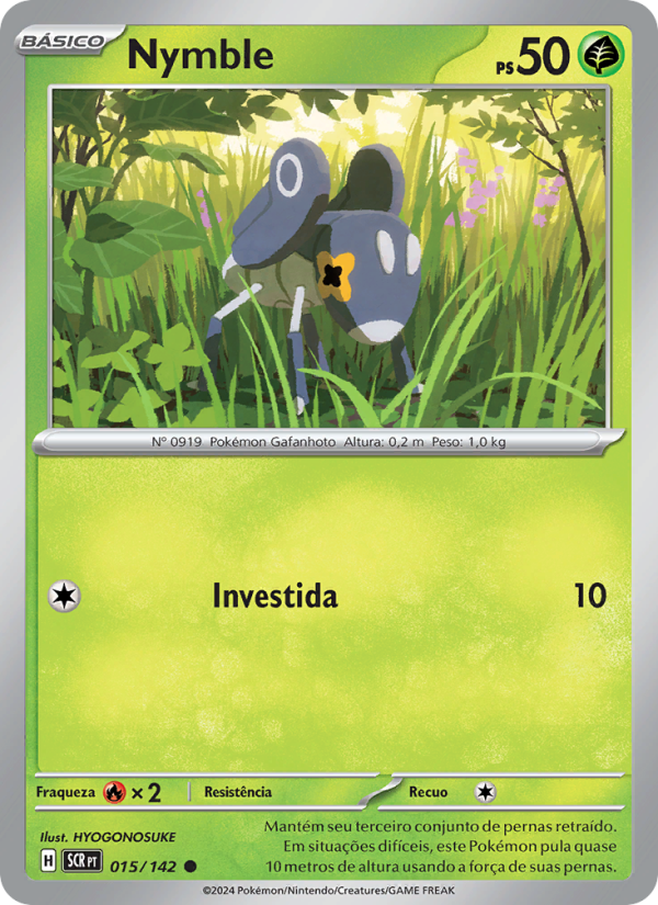 Nymble 015 — Coroa Estelar (Portuguese Pokémon TCG card)