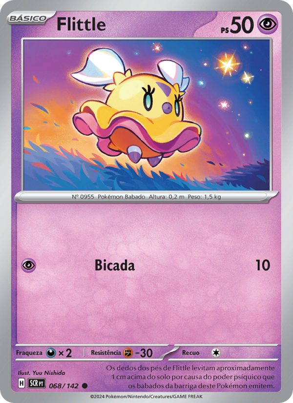 Flittle 068 — Coroa Estelar (Portuguese Pokémon TCG card)