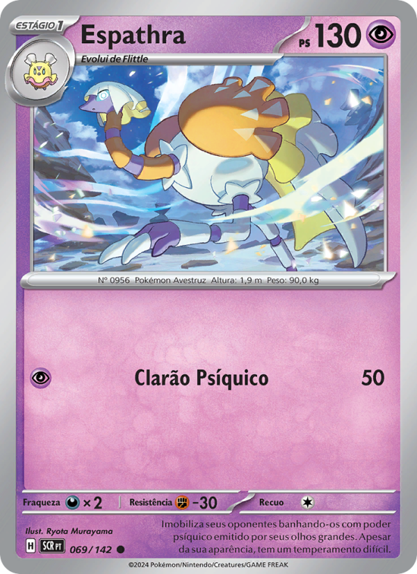 Espathra 069 — Coroa Estelar (Portuguese Pokémon TCG card)