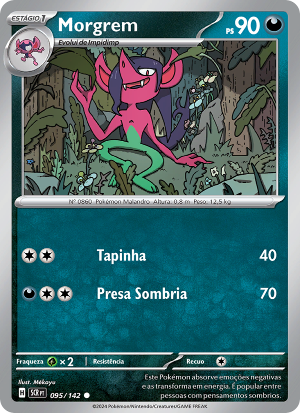 Morgrem 095 — Coroa Estelar (Portuguese Pokémon TCG card)