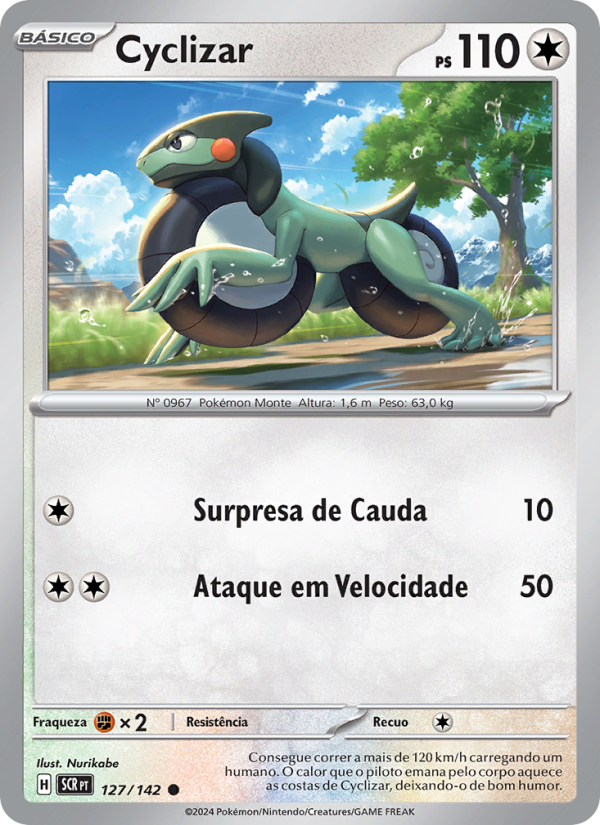Cyclizar 127 — Coroa Estelar (Portuguese Pokémon TCG card)