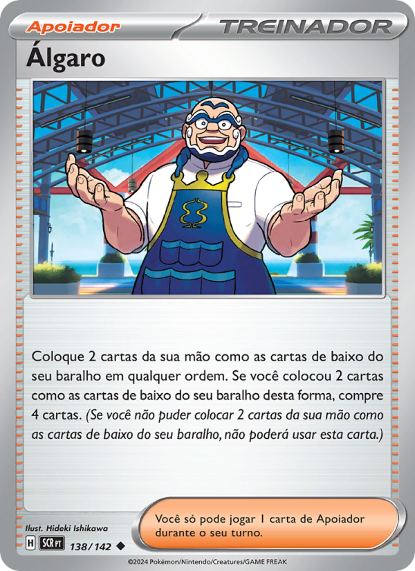 Álgaro 138 — Coroa Estelar (Portuguese Pokémon TCG card)