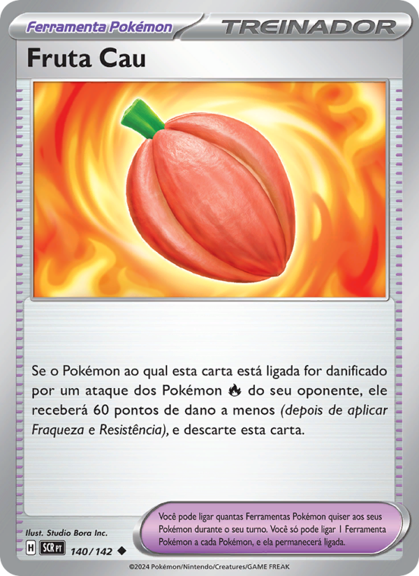 Fruta Cau 140 — Coroa Estelar (Portuguese Pokémon TCG card)