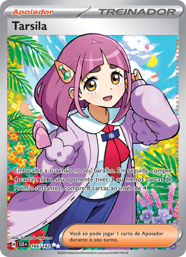 Tarsila 166 — Coroa Estelar (Portuguese Pokémon TCG card)