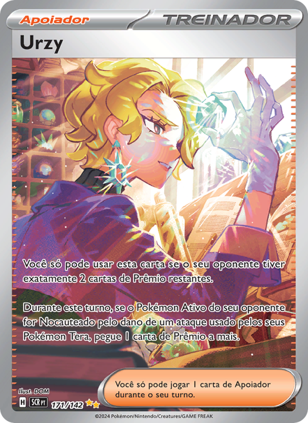 Urzy 171 — Coroa Estelar (Portuguese Pokémon TCG card)