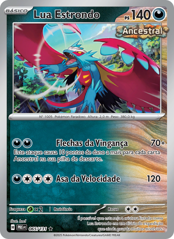 Lua Estrondo 065 — Prismatische Entwicklungen (Portuguese Pokémon TCG card)