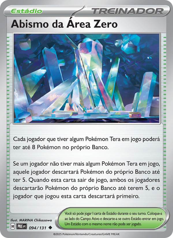 Abismo da Área Zero 094 — Evoluções Prismáticas (Portuguese Pokémon TCG card)