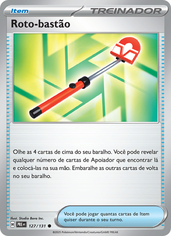 Roto-bastão 127 — Evoluções Prismáticas (Portuguese Pokémon TCG card)