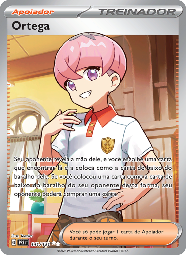 Ortega 141 — Evoluções Prismáticas (Portuguese Pokémon TCG card)