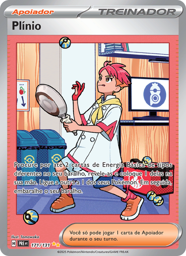 Plínio 171 — Prismatische Entwicklungen (Portuguese Pokémon TCG card)