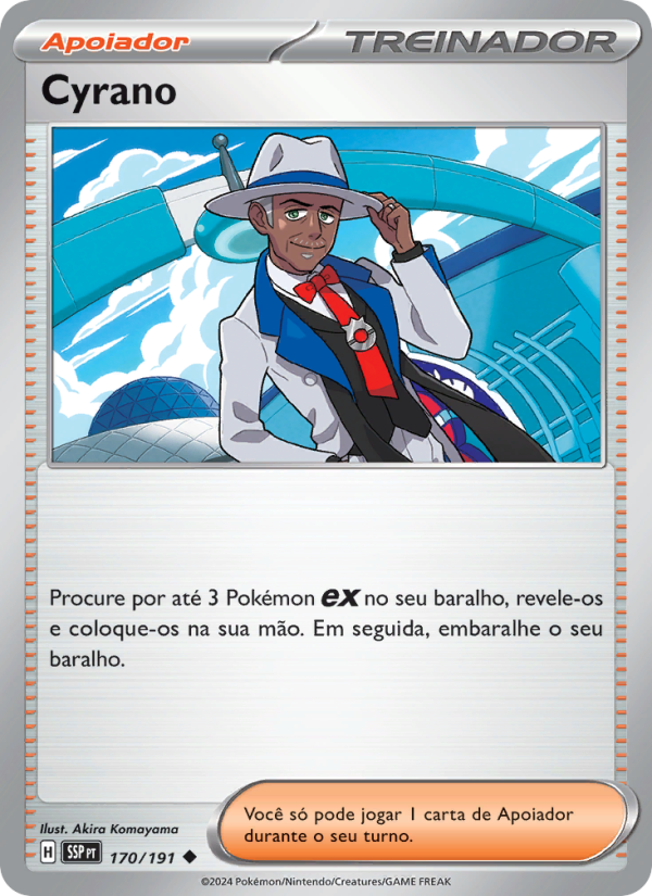 Cyrano 170 — Fagulhas Impetuosas (Portuguese Pokémon TCG card)
