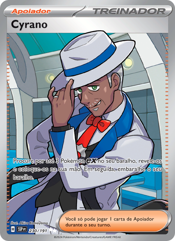 Cyrano 230 — Fagulhas Impetuosas (Portuguese Pokémon TCG card)