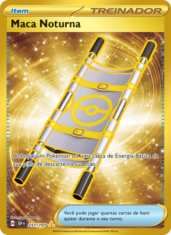 Maca Noturna 251 — Fagulhas Impetuosas (Portuguese Pokémon TCG card)